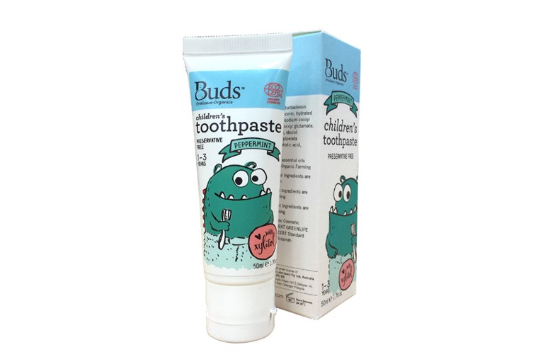 Buds含氟牙膏_薄荷